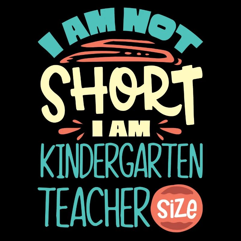 Je suis un enseignant de maternelle La taille de l’enseignant