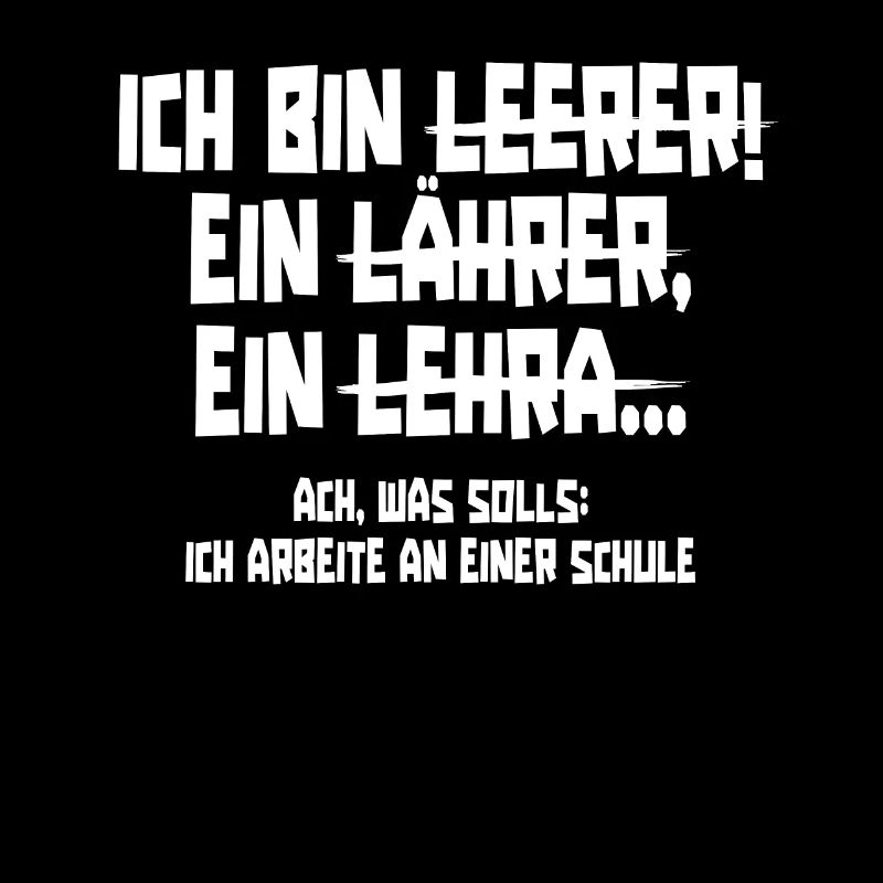 Lehrer Lehrerin Klassenlehrer Ich Bin Leerer