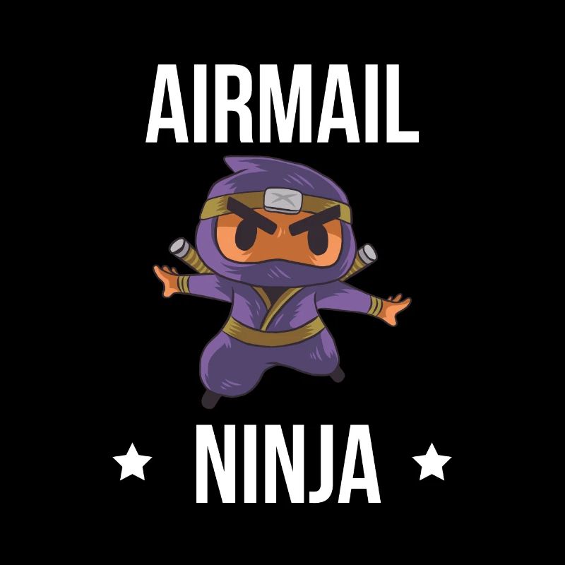 Airmail Ninja Shirt Cornhole Gift