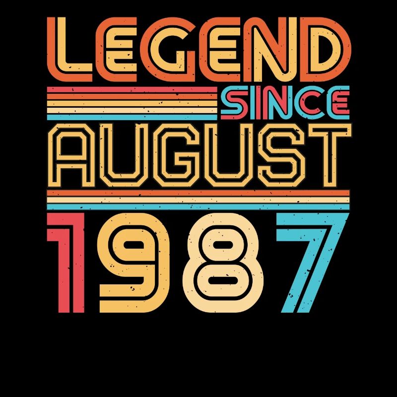 Salutations d’anniversaire pour août 1987