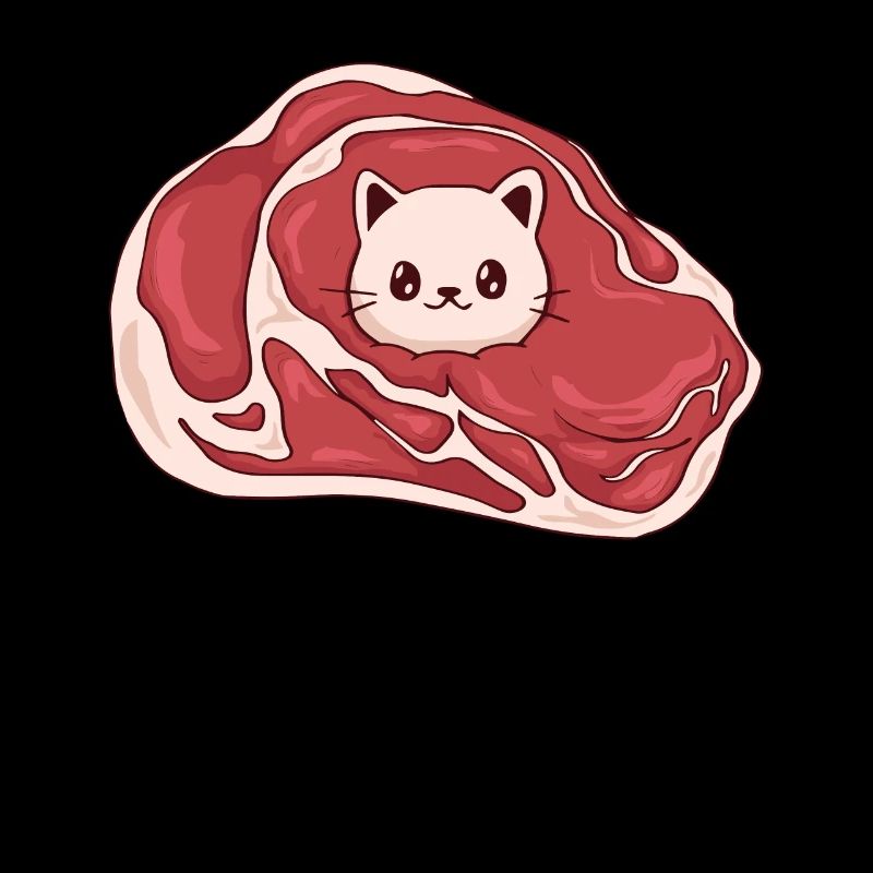 Meatcore Ästhetik Weirdcore Kawaii Katzenfleisch