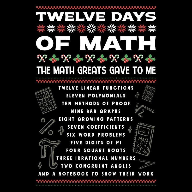 12 jours de mathématiques, notes en mathématiques