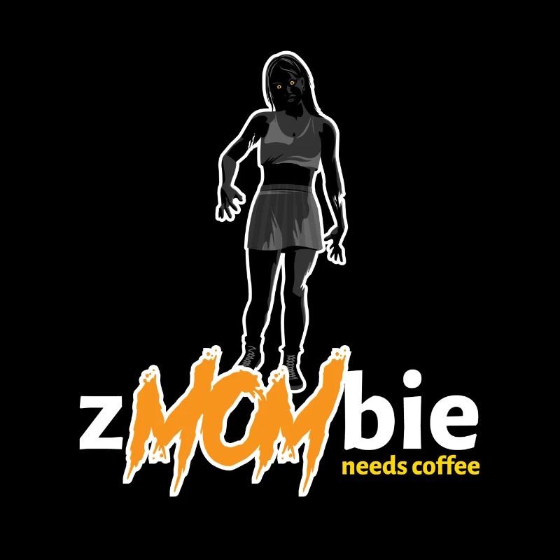 Zombie Mom Needs Coffee Halloween