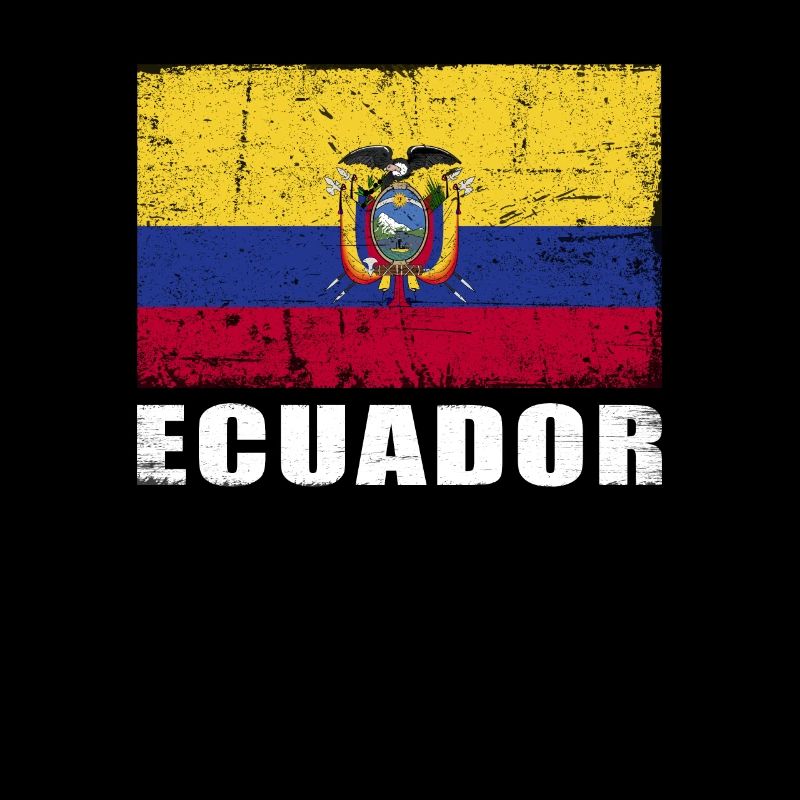 Ecuador Flag Grunge Ecuador Flag