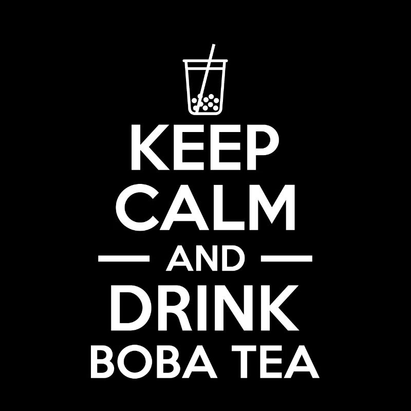 Keep Calm And Drink Boba Tea Shirt Geschenk