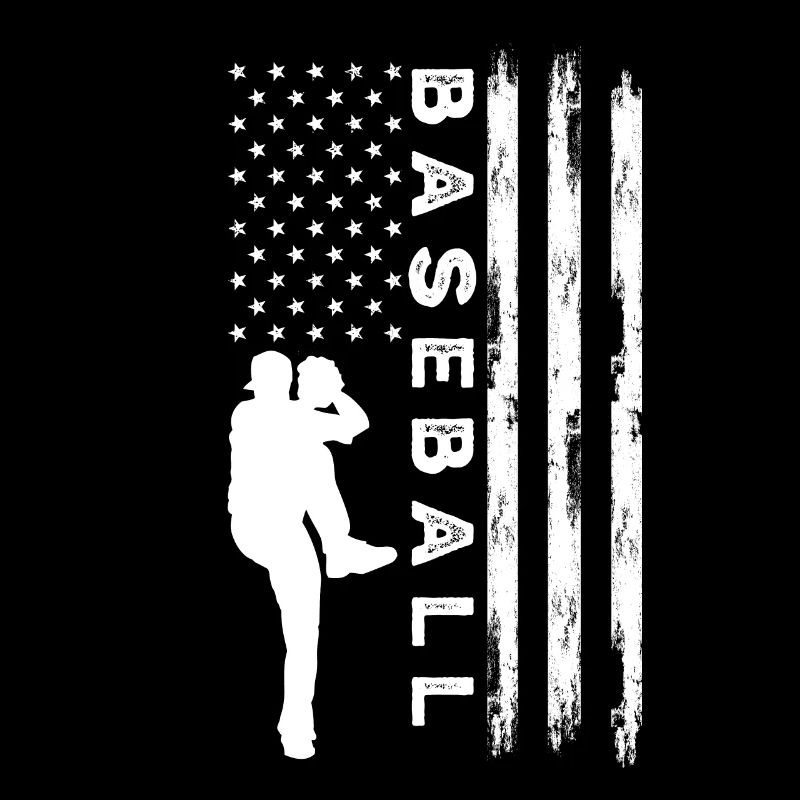 Baseball Drapeau américain