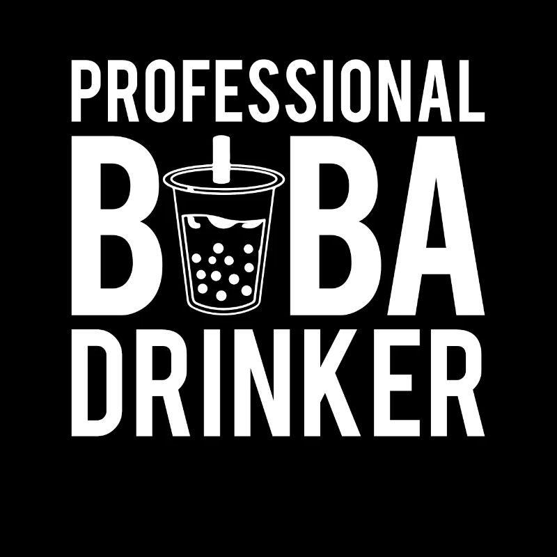 Professional Boba Drinker Shirt Bubble Tea