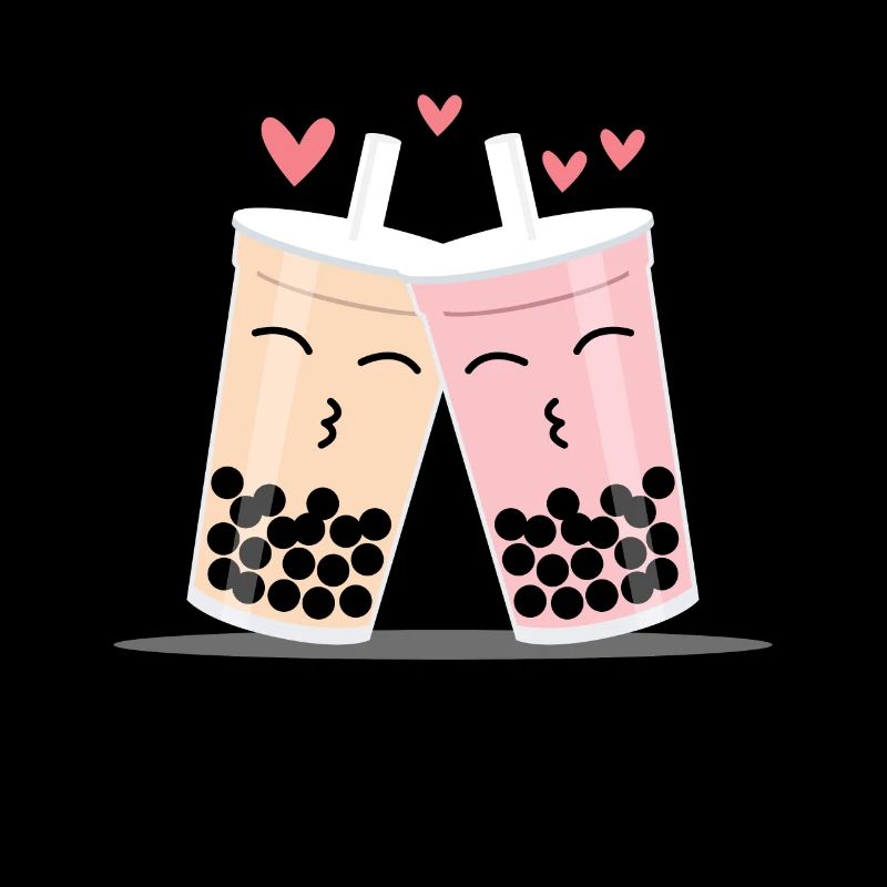 Love Boba Tea Bubble Tea Partner Look