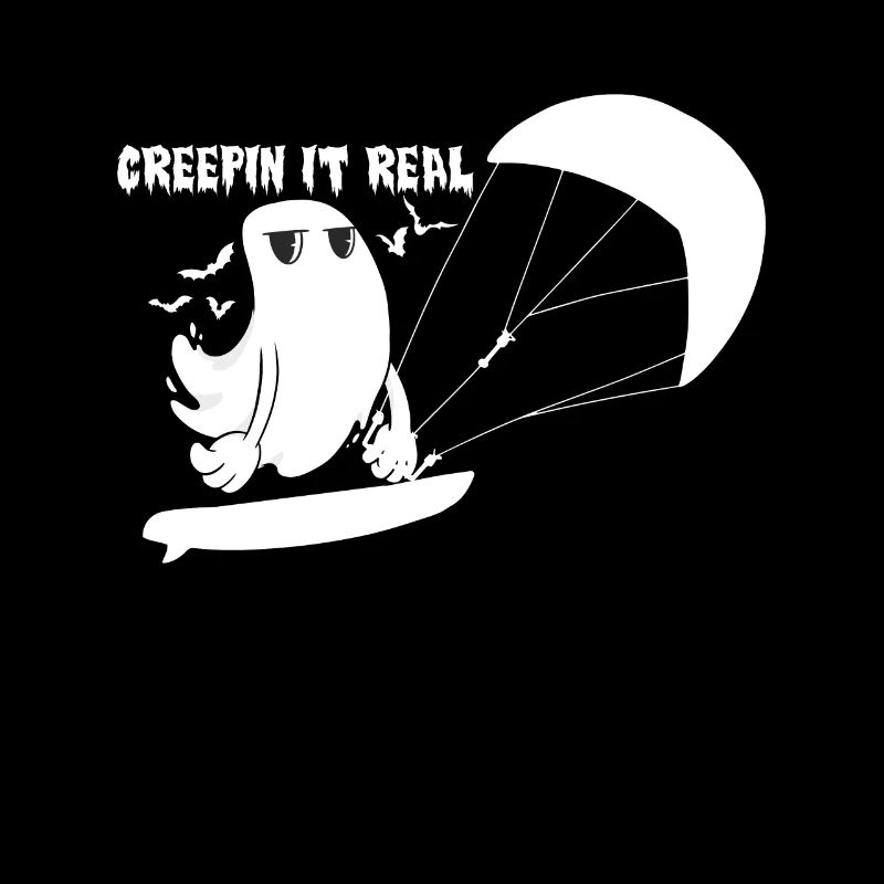 Creep It Real Geist Auf Kiteboard Kiter Kiten