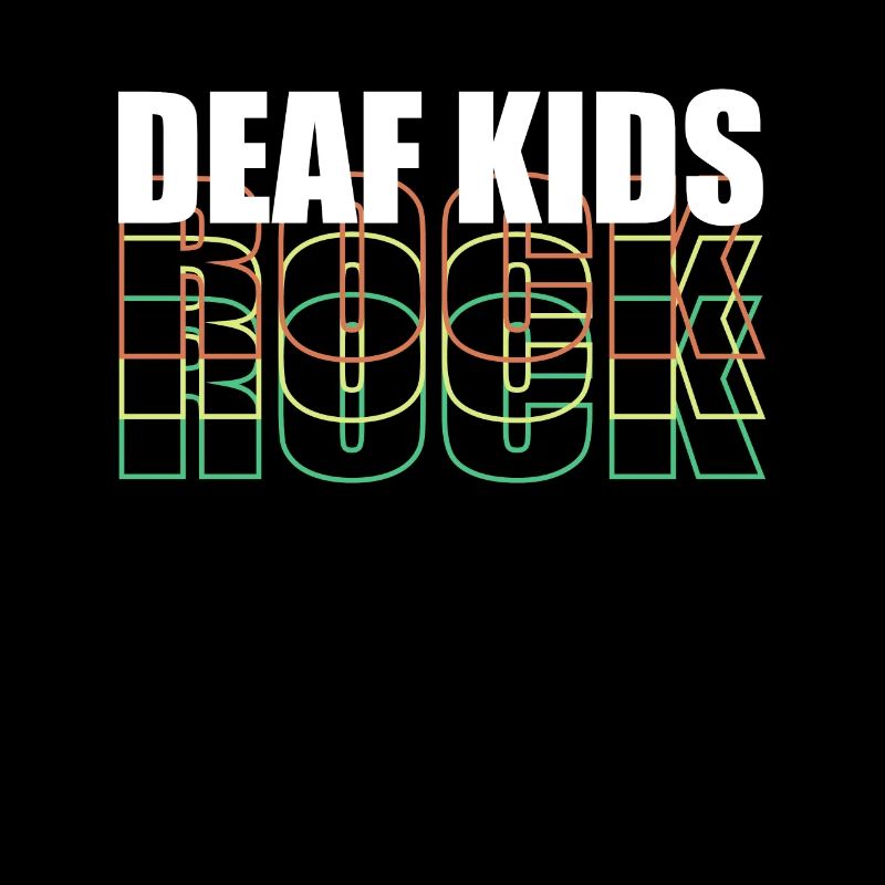 Deaf Kid Rock Shirt Gift Deaf Deaf