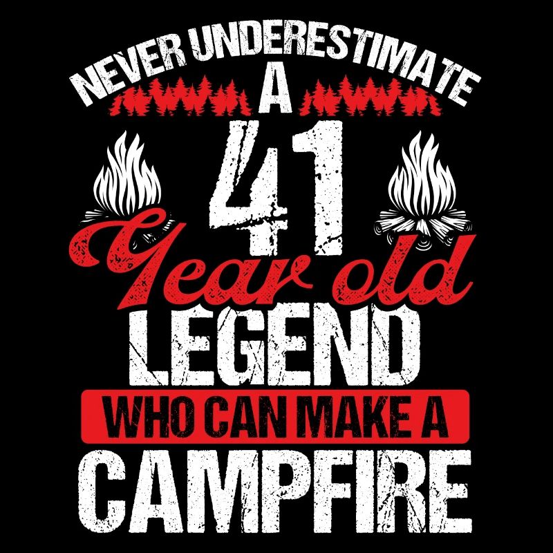 41 ans Camper Scouting Scout 41 Anniversaire