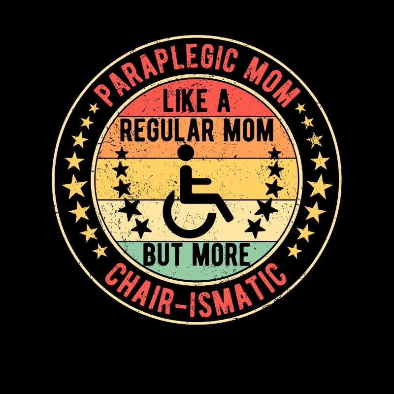 Rollifahrer Rollstuhlfahrerin Mutter