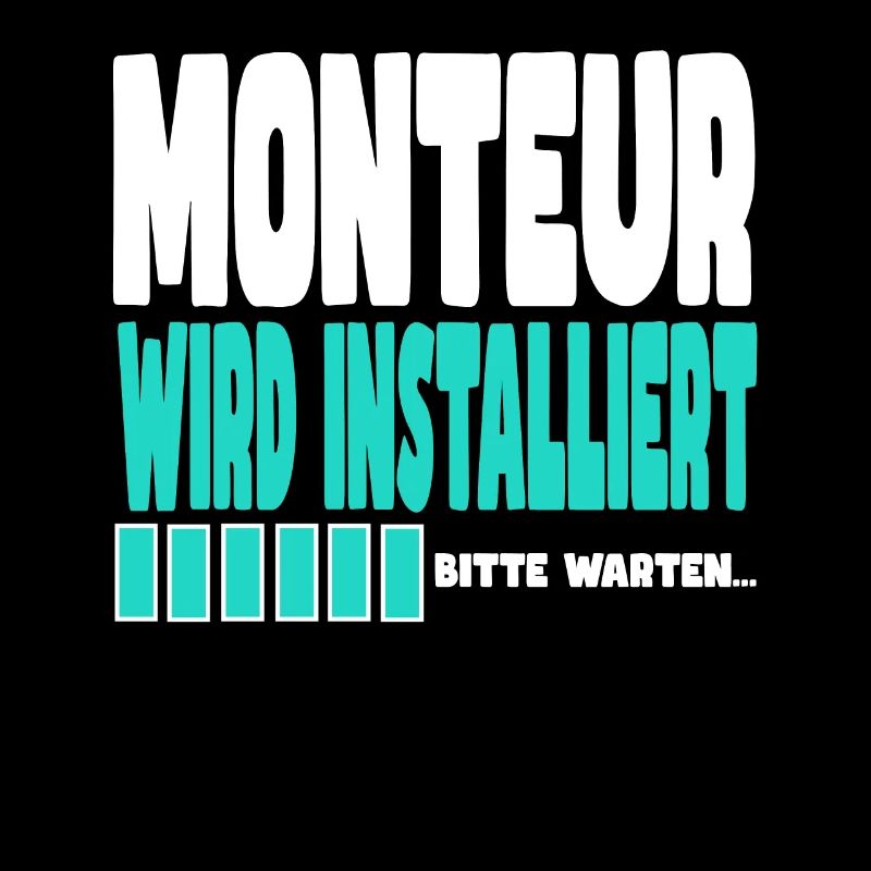 Monteur wird installiert