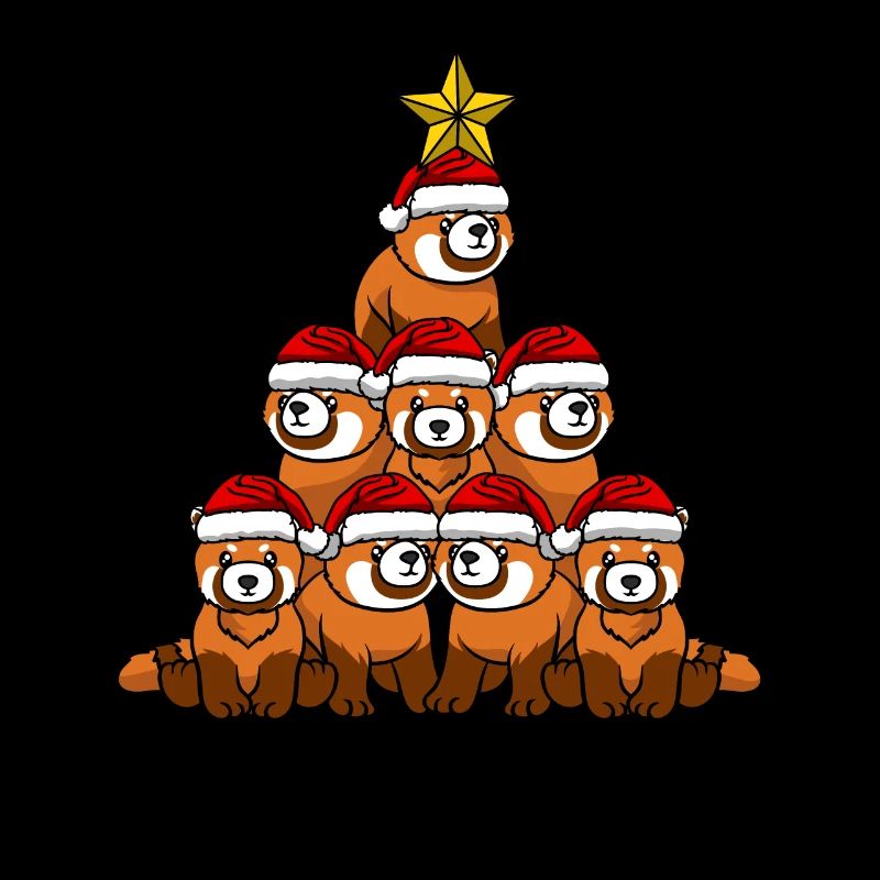 Panda Christmas Tree