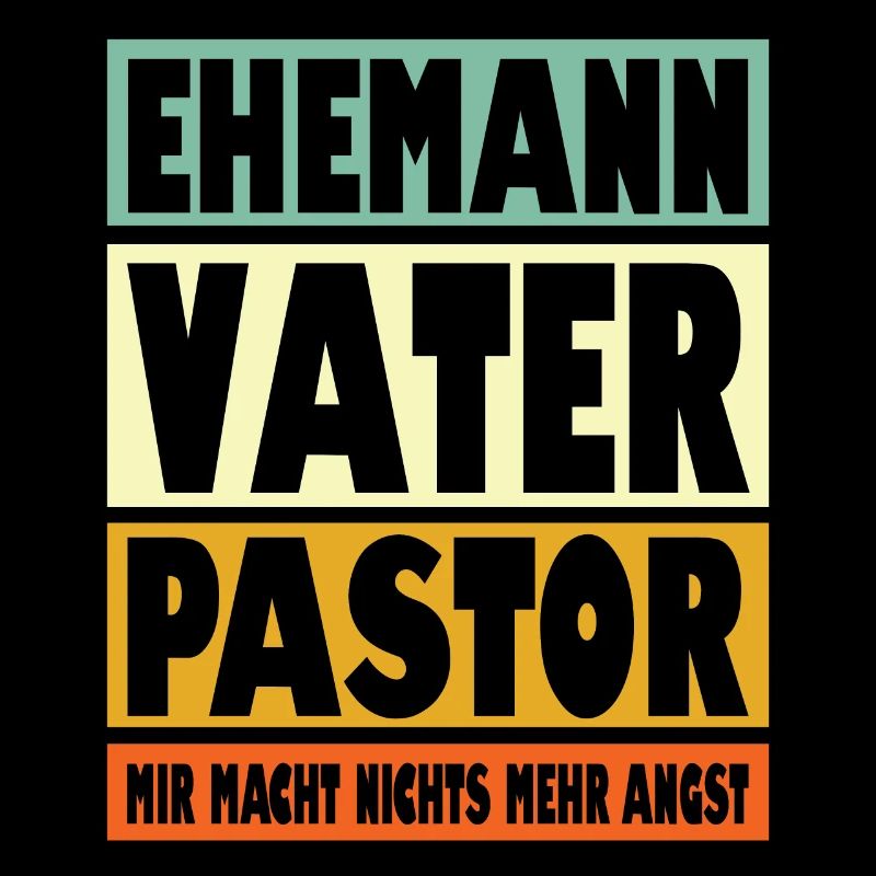 Pastor Vater Ehemann Held