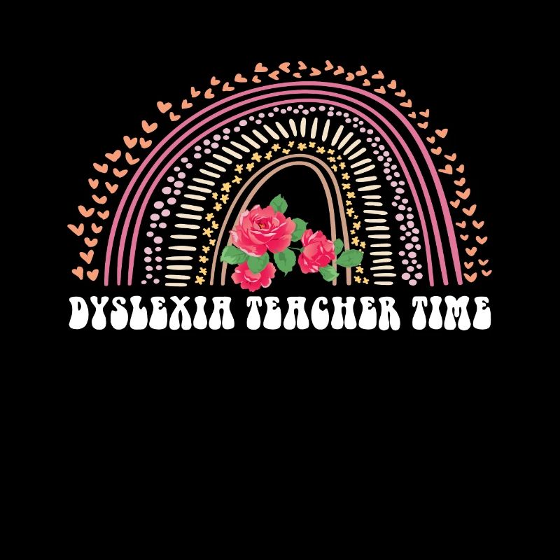 Dyslexia Teacher Time Shirt Geschenk