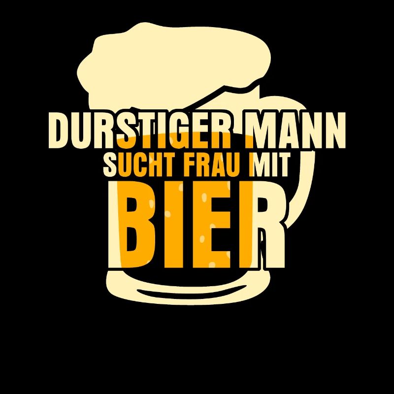 Bier Durstiger Mann Biertrinker