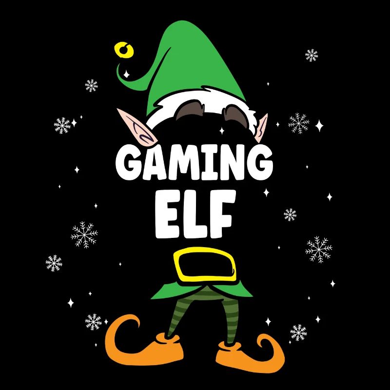 Gaming Elf Partnerlook Weihnachten