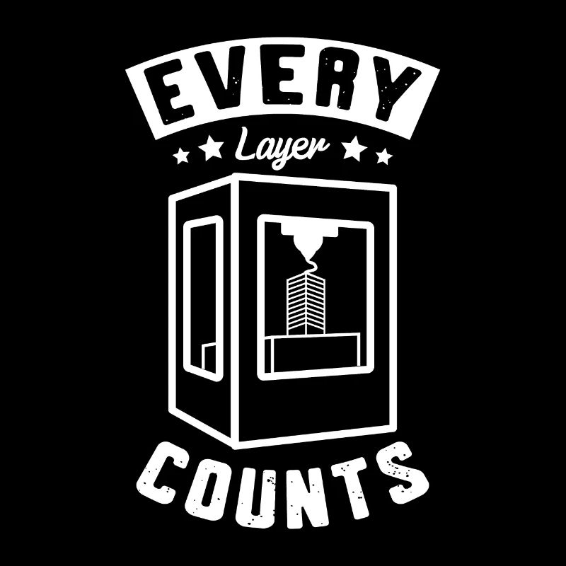 Chaque couche compte les propriétaires d’imprimantes 3D