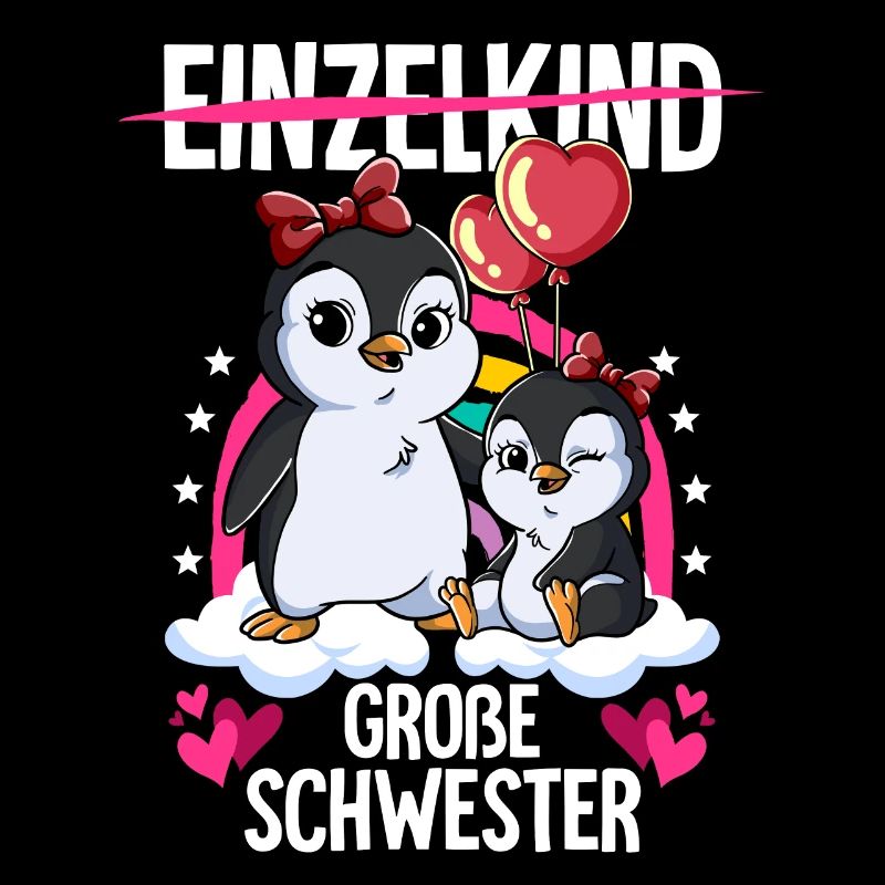 Ich werde Große Schwester Piguine