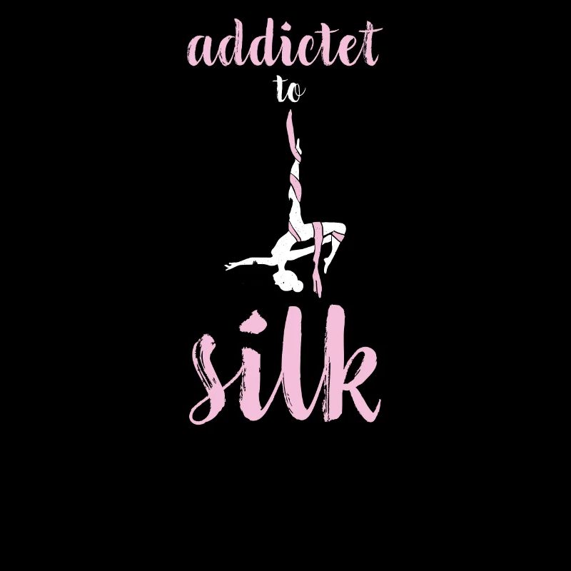 Aerial Silks I acrobatics dancer yoga design for