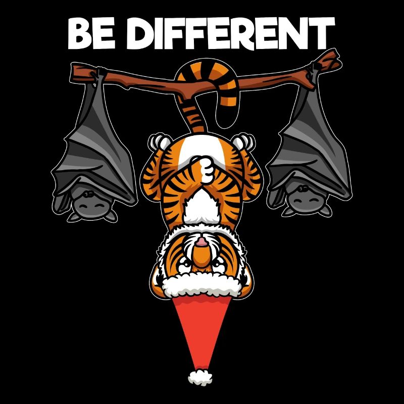 Be Different Tiger Fledermaus Weihnachtsmann
