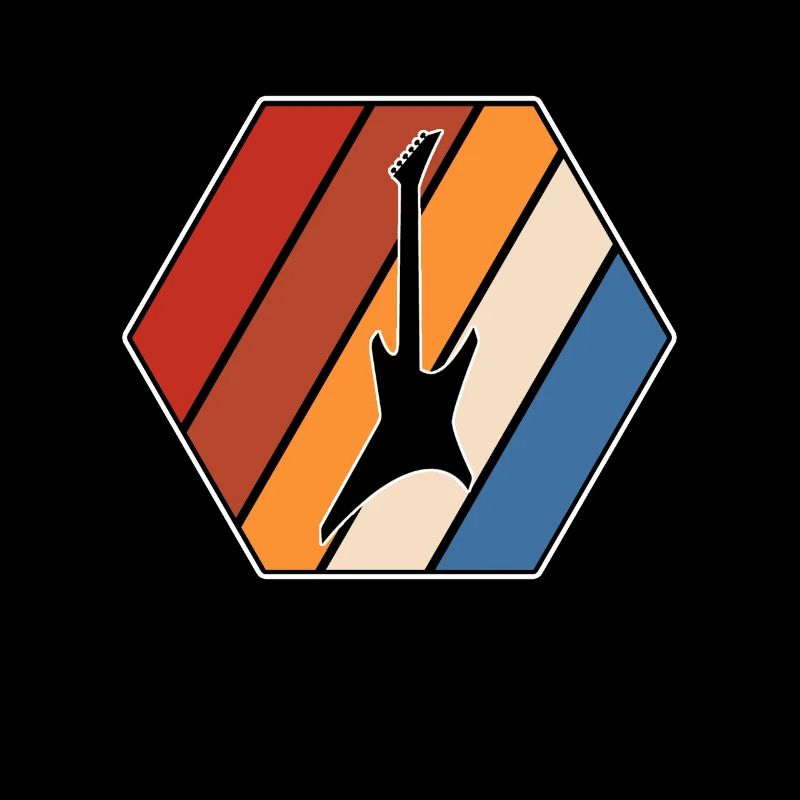E Guitar Retro