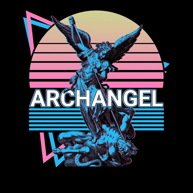 Archangel Michael Saint Michael Retro