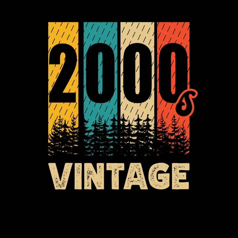 2000s vintage decade 2000 era millennium retro