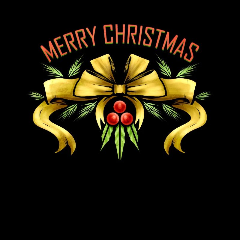 Gui ruban Joyeux Noël