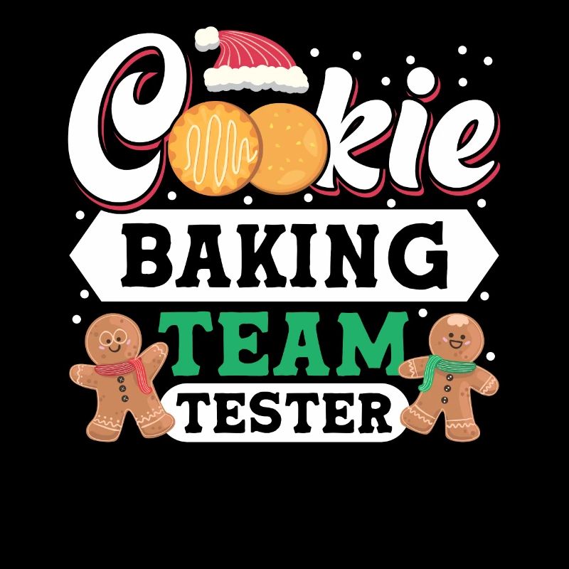 Cookie Christmas Baking Team Tester For Baker