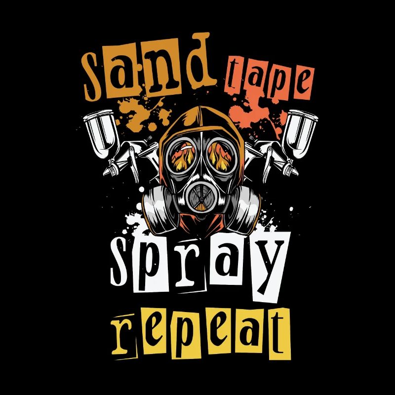 Sand Tape Spray Repeat Auto Body Painter