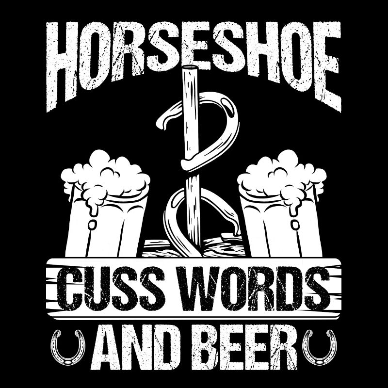 Horseshoe Pitching Game Drinking Beer Tosser