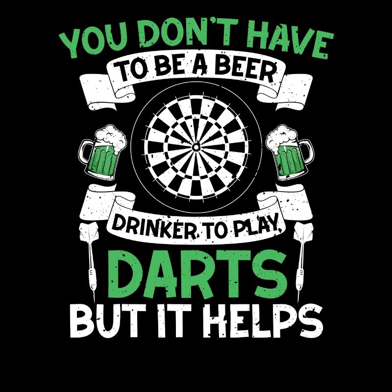 Bier Trinker Dartscheibe Mit Bier Und Pfeilen