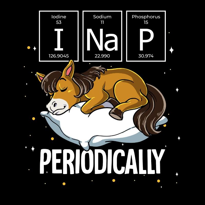 Schlafendes Pferd Ich mache regelmäßig ein Nickerchen