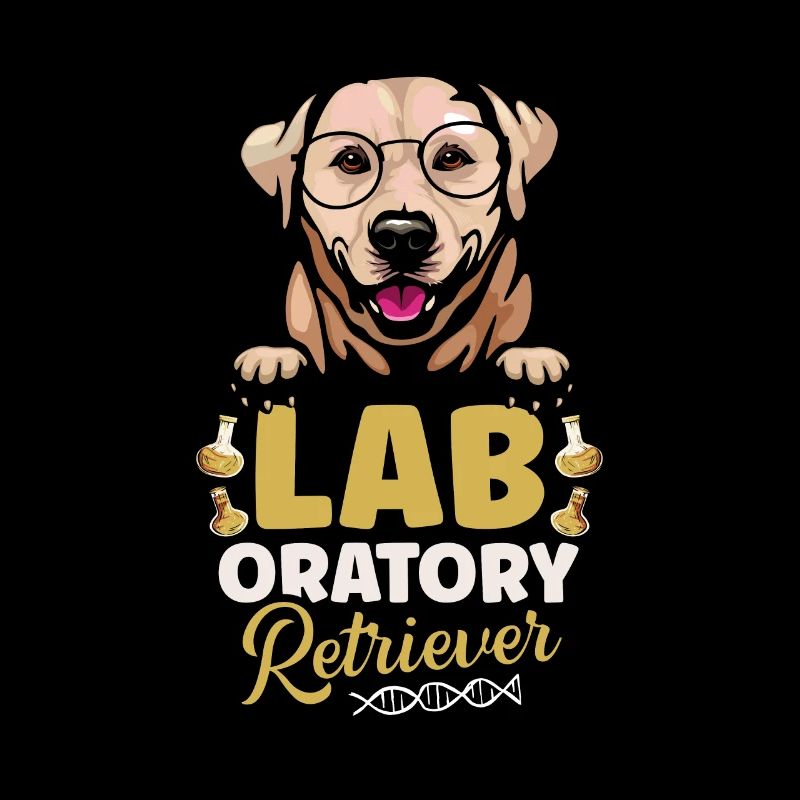 Lab Retriever Science Biologie Professeur Chien