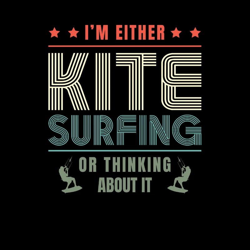 Ich Bin Entweder Kitesurfen Oder Denke Darüber