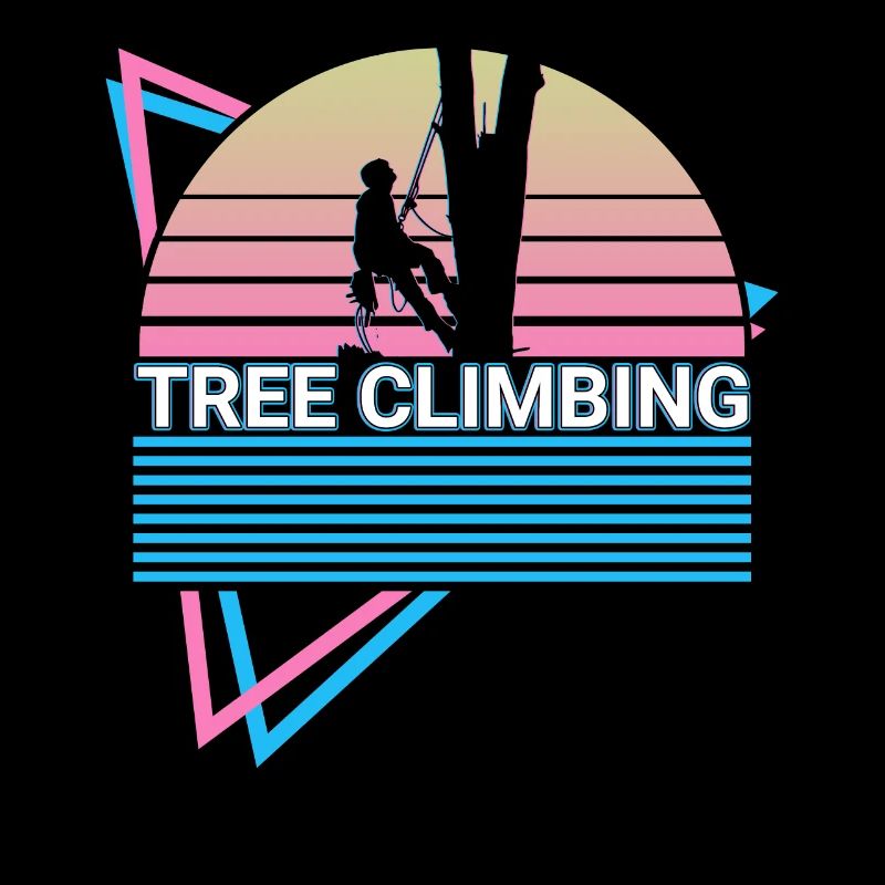 Tree climbing Tree climber retro