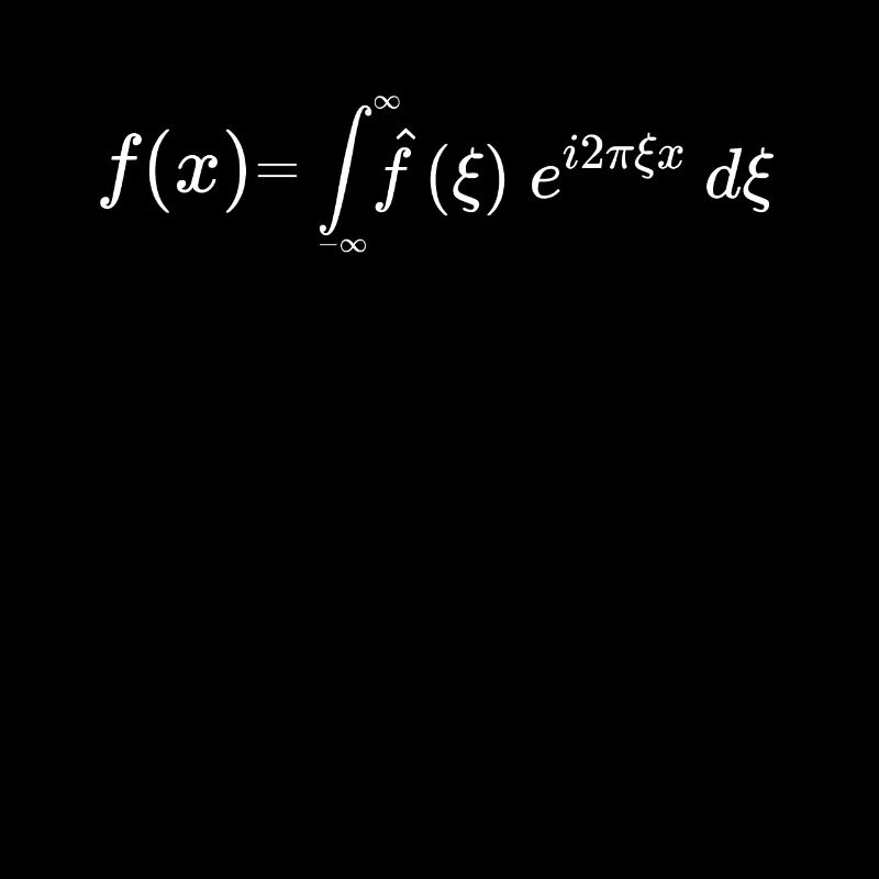 Transformée de Fourier Formule Ingénierie Physique