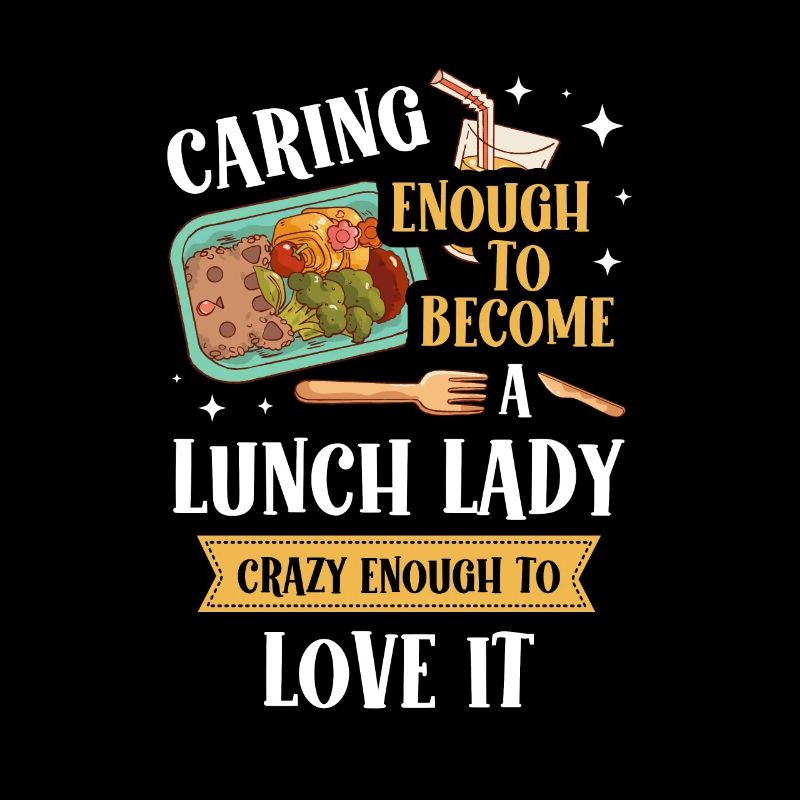 Fürsorglich Genug, Um Eine Lunch Lady Cafeteria Zu
