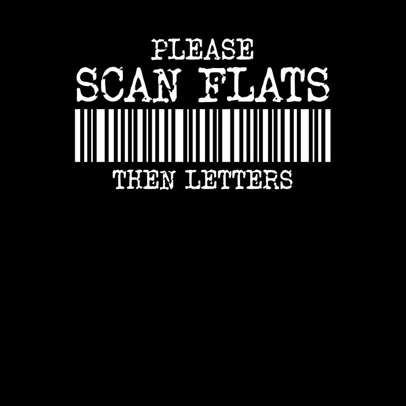 Bitte Scannen Sie Wohnungen Und Dann Briefe