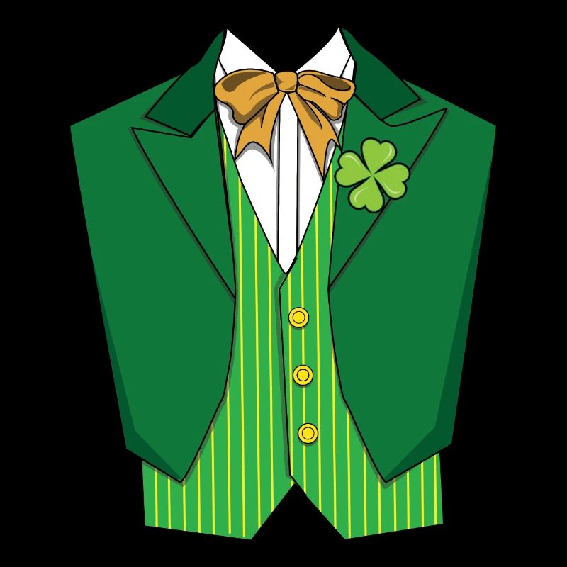 Kostüm Saint Paddy Shamrock Saint Patricks