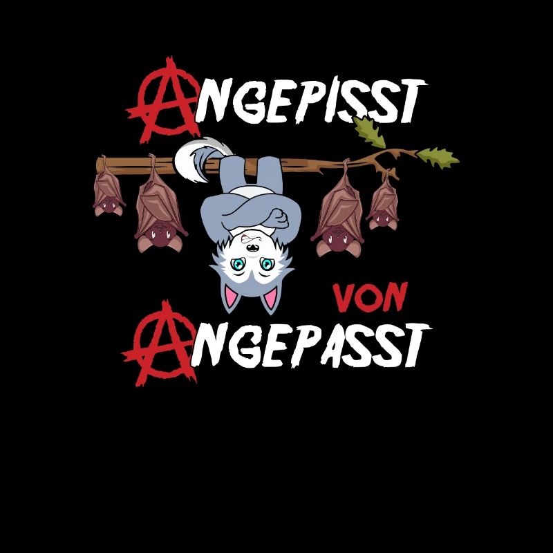 Angepisst von Angepasst Be Different Husky Hund