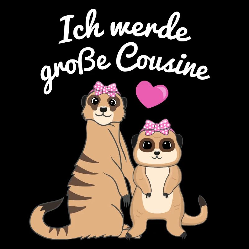 Ich Werde Große Cousine Erdmännchen Geschenk