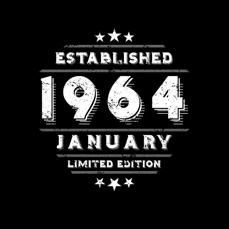 Geburtstag im Januar 1964 - January