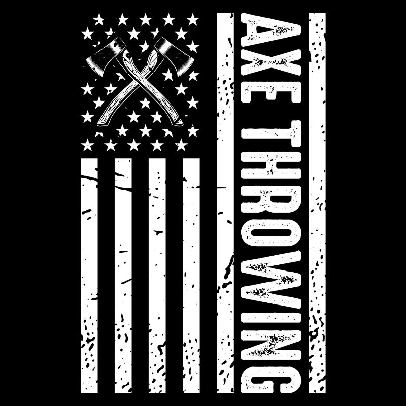 Patriotic Axe Throwing American Flag For Axe Throw
