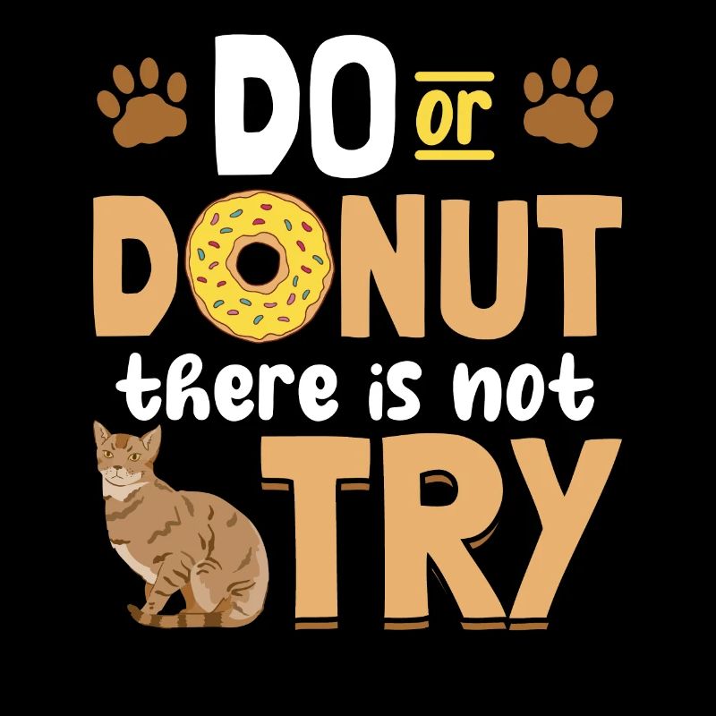 Faire ou beignet drôles de chats Bengal jeu de mots