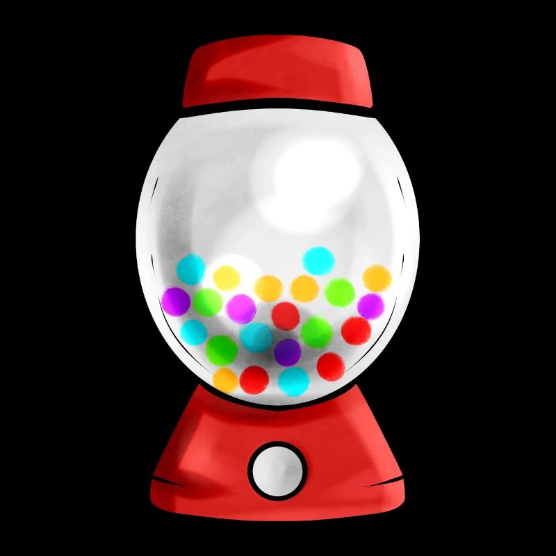 Egg Painted As Candy Dispenser For Easter