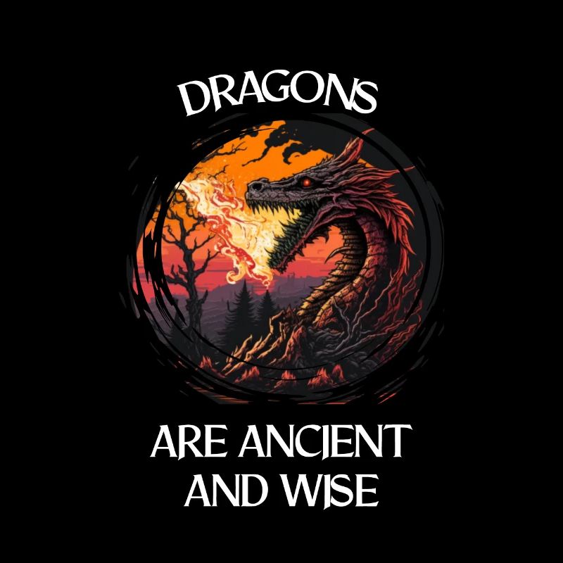 Mythical Creature Dragon Gift Men Dragon for a