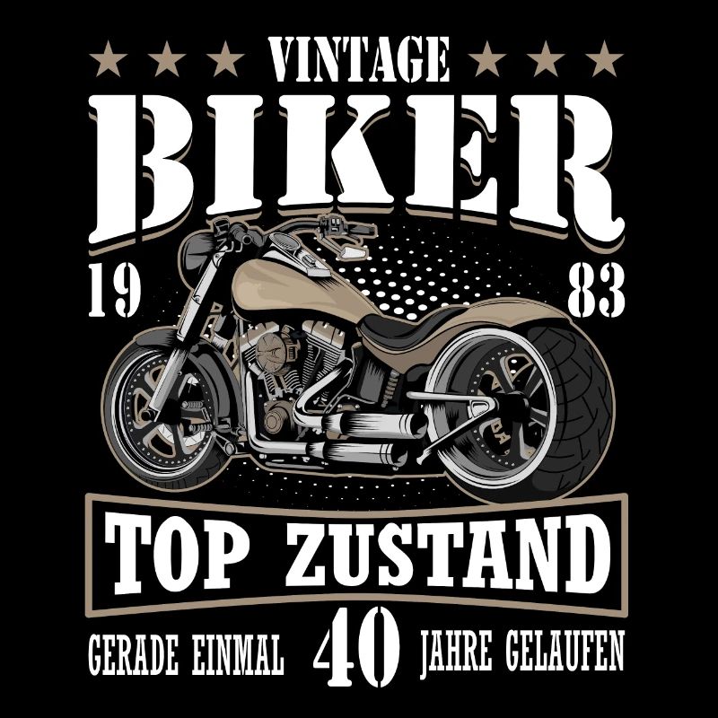 40 Geburtstag Mann Motorrad